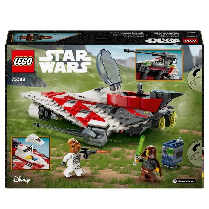 LEGO Star Wars 75388 Le Chasseur Stellaire de Jedi Bob - Réplique Véhicule a Construire