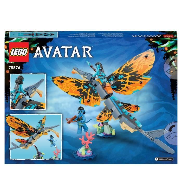 LEGO Avatar 75576 L'Aventure du Skimwing, Jouet avec Minifigurine Jake Sully, Pandora