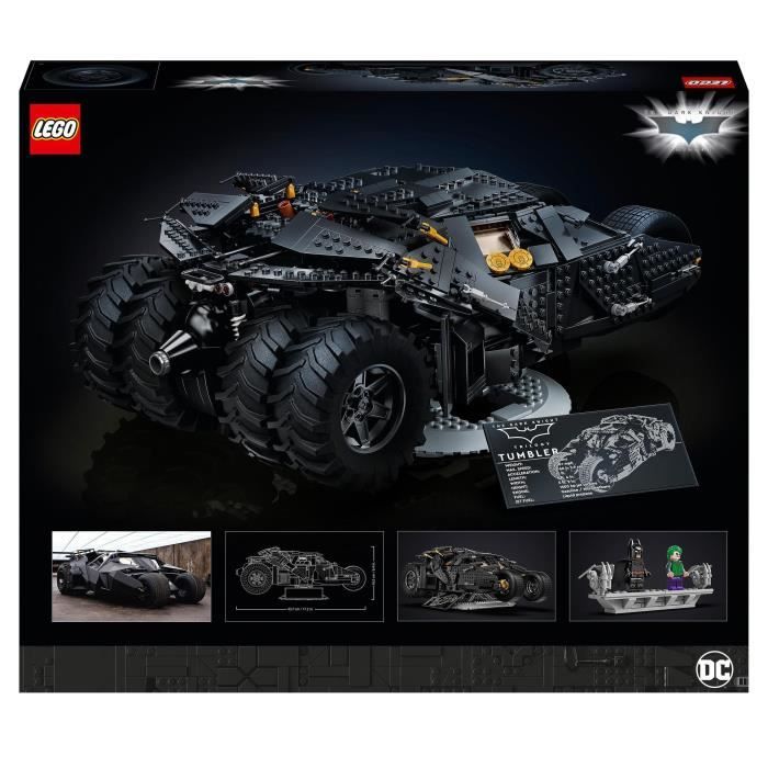 LEGO 76240 DC Batman La Batmobile Tumbler, Set Pour Adultes a Exposer Et a Collectionner, Idée Cadeau, Maquette Voiture