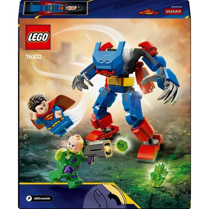 LEGO DC 76302 Le robot de Superman contre Lex Luthor - Jouet super héros des 6 ans