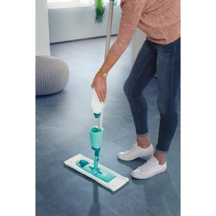 Balai pulvérisateur confort Easy Spray XL 56690 Leifheit avec réservoir sur le manche systeme - Balai vaporisateur avec mop 42 cm