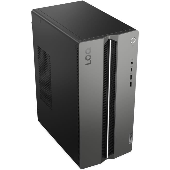 PC de Bureau Gamer LENOVO LOQ 17IRR9 - RTX 3050 6 Go - Core i5-14400F - RAM 16 Go - 512 Go SSD - Sans Windows