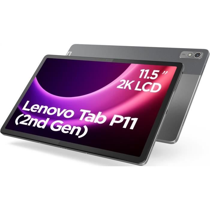 Tablette Android LENOVO Tab P11 (2nd Gen) - Gris - 11,5 - 4 Go RAM - 128 Go