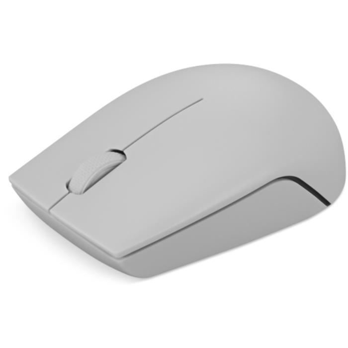 Souris sans fil compacte Lenovo 300 avec batterie - Gris