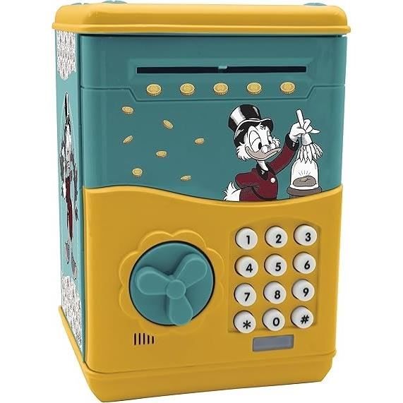 Lexibook - Tirelire électronique Picsou Disney - 9 musiques incluses - Lumineuse