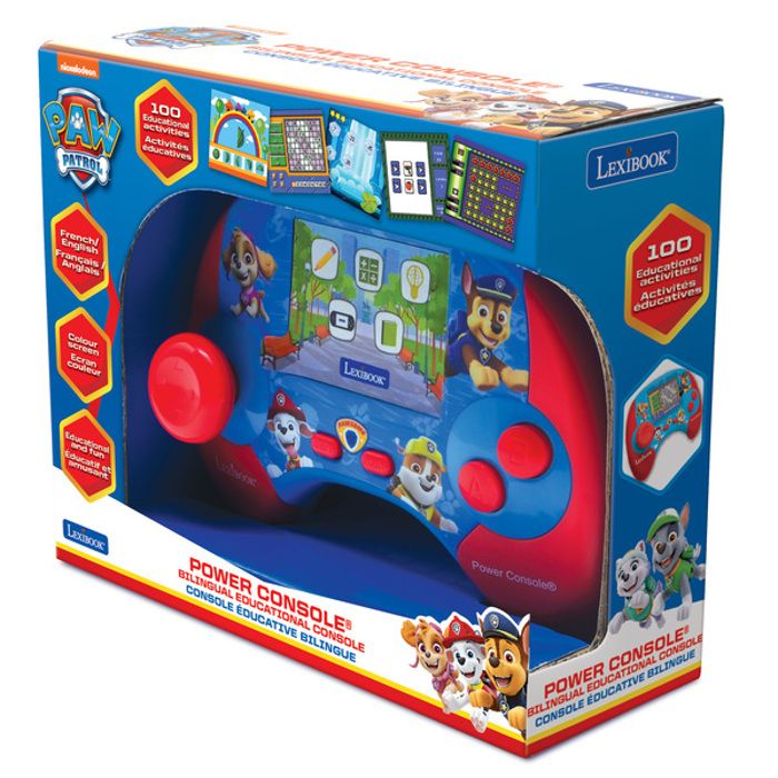 Console éducative bilingue La Pat' Patrouille avec écran LCD FR-EN