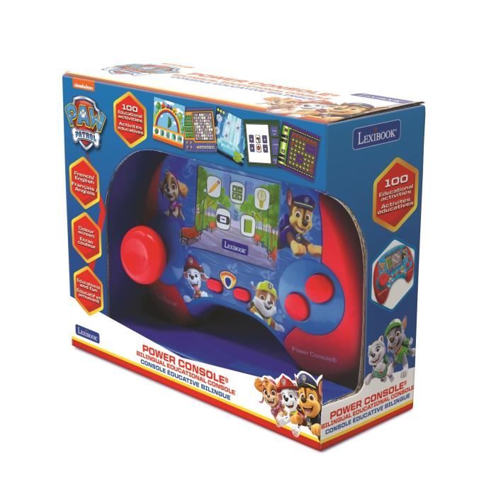 Console éducative bilingue La Pat' Patrouille avec écran LCD FR-EN