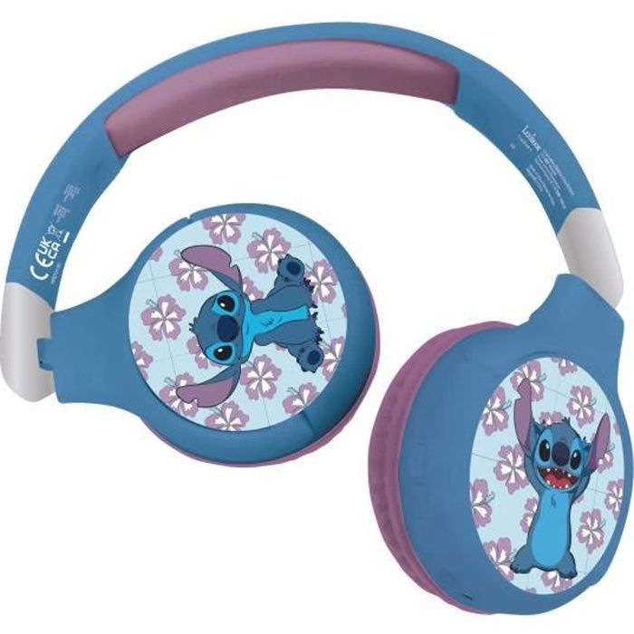 Casque 2 en 1 Disney STITCH Bluetooth et Filaire