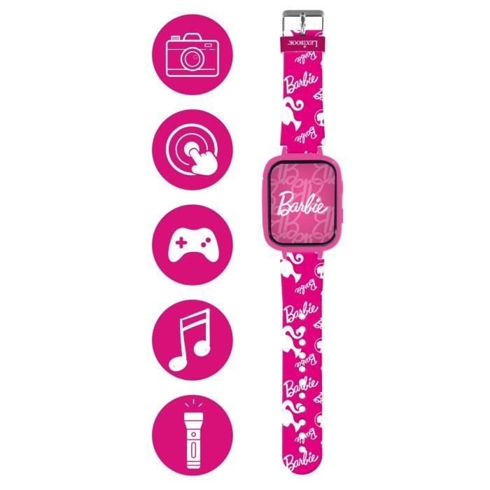 Montre avec écran couleurs Barbie avec camera et carte mémoire de 8 Go