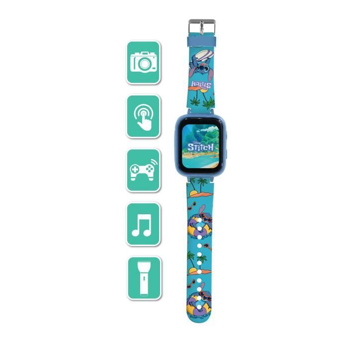 Montre avec écran couleurs Stitch avec camera et carte mémoire de 8 Go