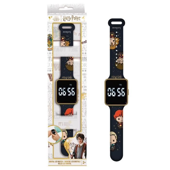 Lexibook - Harry Potter - Montre LED connectée - Bracelet ajustable