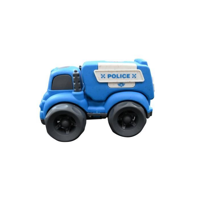 Petites Voitures - LEXIBOOK - Mini police+camion pompier - Rouge et bleu - Extérieur - Bébé