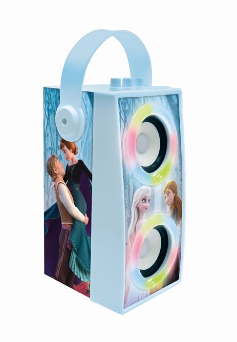 Enceinte Karaoké Enfant - LEXIBOOK - La Reine des Neiges - Bluetooth V5.0 - Effets Lumineux