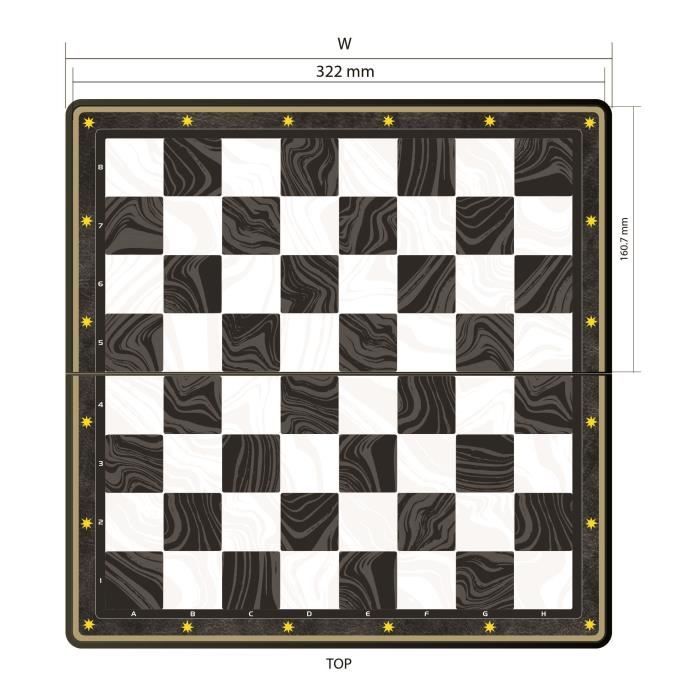 Jeu d'échecs Harry Potter magnétique pliable