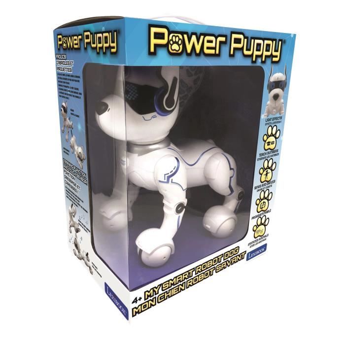 POWER PUPPY - Mon chien robot savant programmable et tactile avec télécommande - LEXIBOOK