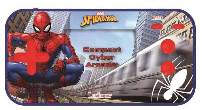 Console portable Compact Cyber Arcade SpiderMan - écran 2.5'' 150 jeux dont 10 SpiderMan