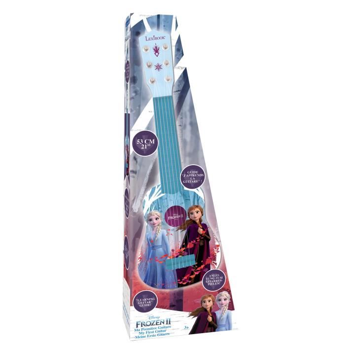 Lexibook - Guitare enfant Reine des Neiges - Bleu - 53cm