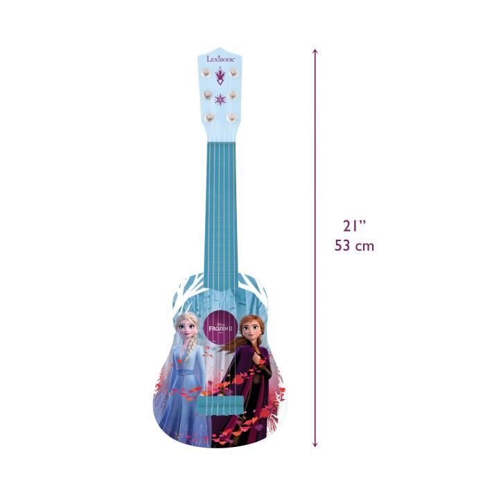 Lexibook - Guitare enfant Reine des Neiges - Bleu - 53cm