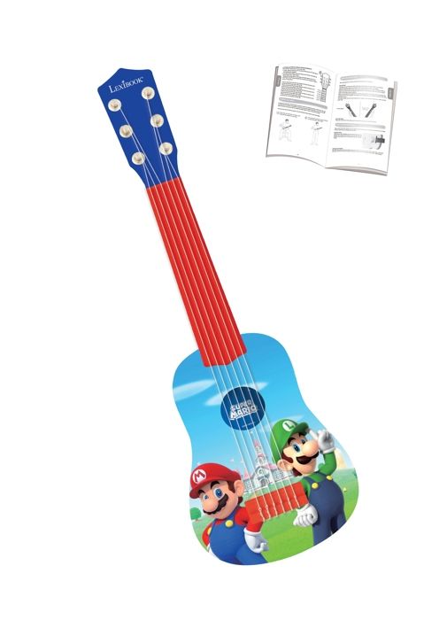 Lexibook - Ma Premiere Guitare Super Mario - 53 cm - Guide d'apprentissage inclus