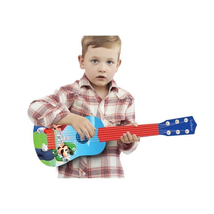 Lexibook - Ma Premiere Guitare Super Mario - 53 cm - Guide d'apprentissage inclus