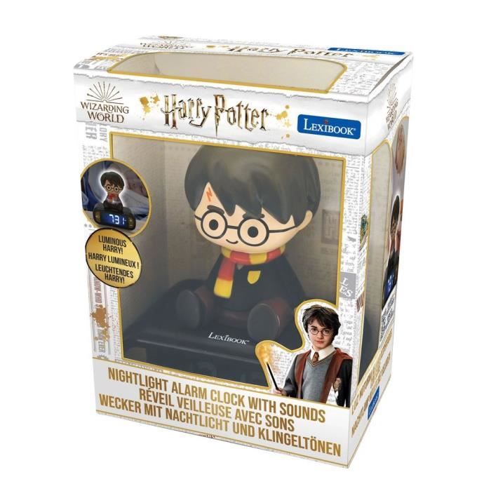 Réveil digital Harry Potter en 3D avec effets sonores et veilleuse lumineuse - LEXIBOOK