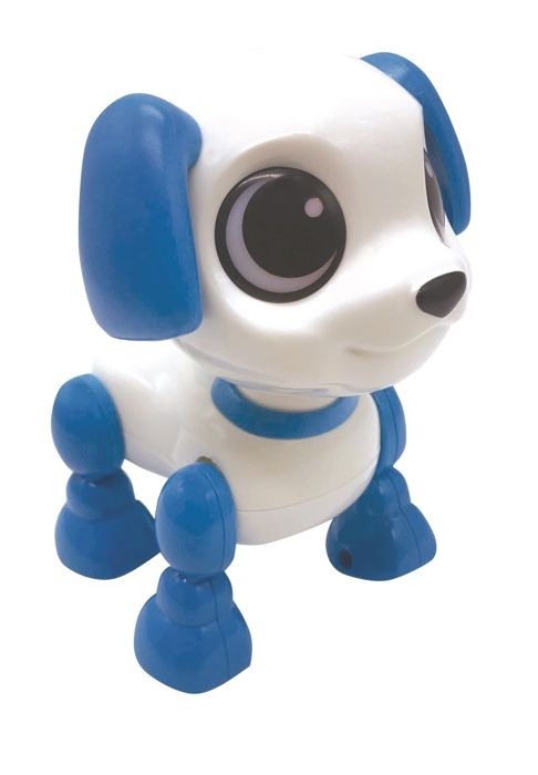 Lexibook - Power Puppy Mini - Chien robot avec effets lumineux et sonores, contrôle par claquement de main