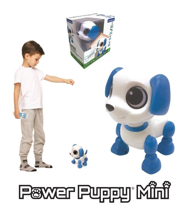 Lexibook - Power Puppy Mini - Chien robot avec effets lumineux et sonores, contrôle par claquement de main