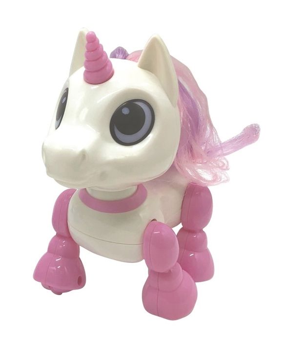 Robot Licorne Power Unicorn Mini - Effets Lumineux et Sonores - Contrôle par Claquement de Main - Répétition