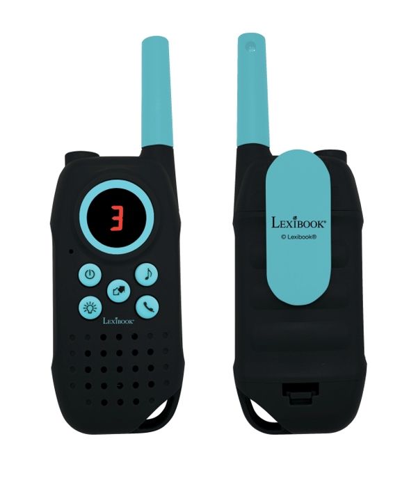 Talkie-Walkies Digitaux - LEXIBOOK - Portée 5km - Rechargeables - 8 combinaisons de canaux