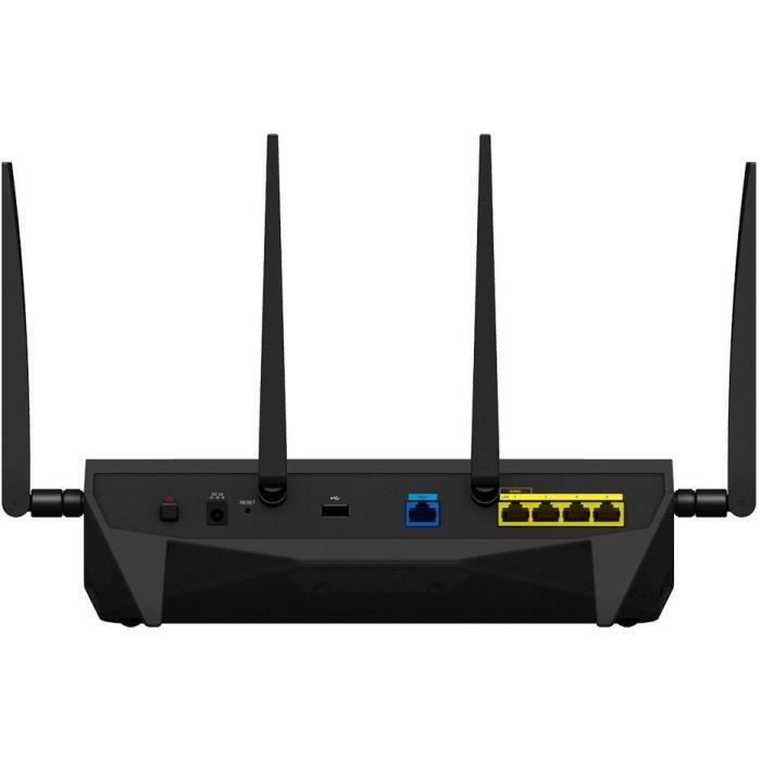 SYNOLOGY Routeur sans fil wifi RT2600AC- AC Dual-band 2600 Mbps - MU-MIMO avec 4 ports LAN et 1 port WAN 10/100/1000 Mbps