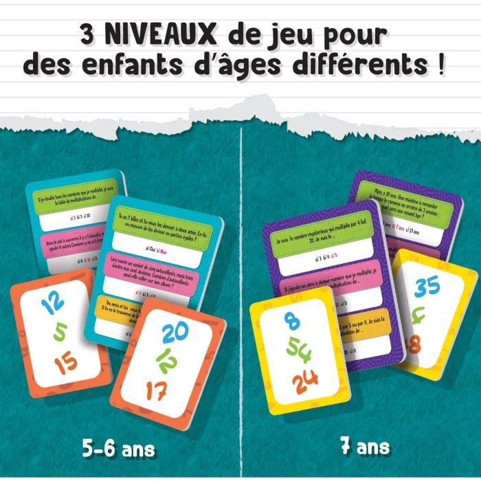 Génius Talent school - le jeu des multiplications et problemes - s'adapte aux différents niveaux. - LISCIANI