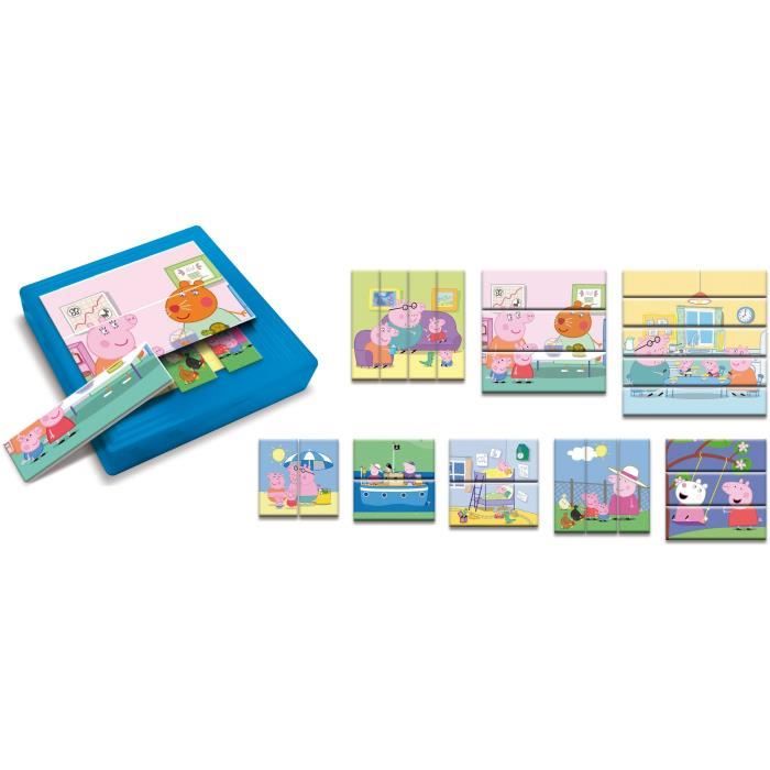 Puzzles progressifs Peppa Pig - Boite auto-corrective - LISCIANI