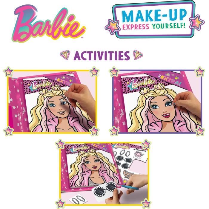 Sketchbook - Barbie Sketch Book Make Up - Lisciani - Pour Apprendre et Se Maquiller