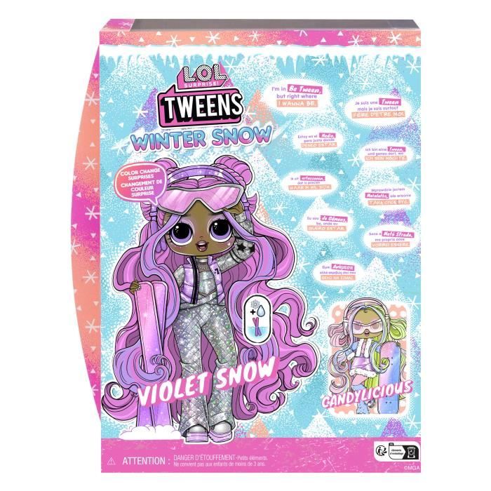 L.O.L. Surprise Poupée Tweens Winter Snow - Violet Snow - Des 4 ans