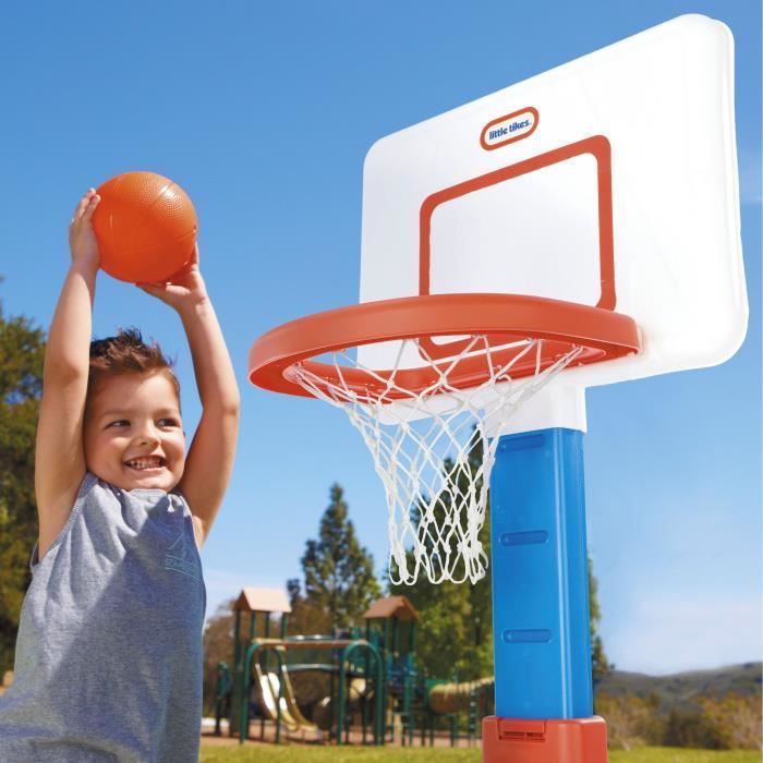 Little Tikes - Panier de Basket Ajustable avec 1 Ballon - A partir de 18 mois