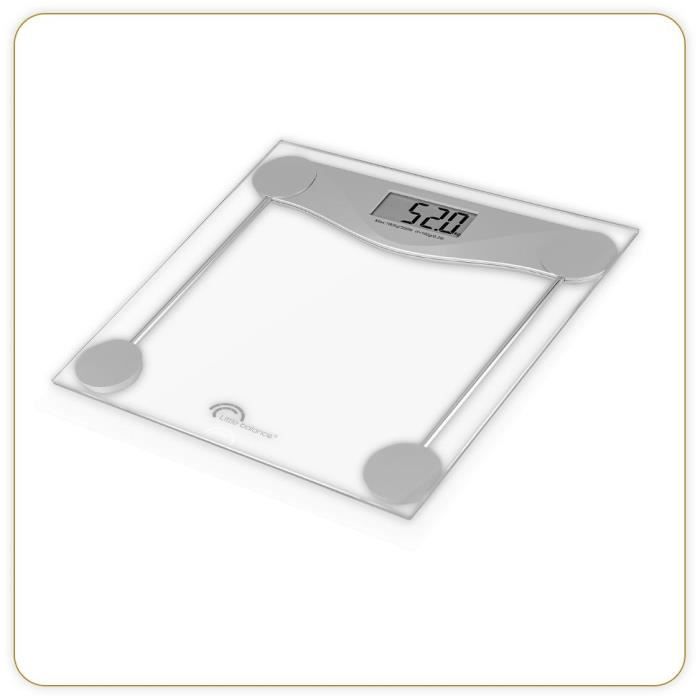 Balance électronique LITTLE BALANCE 8193 SB2 - Plateau verre trempé transparent - 160 kg / 100 g