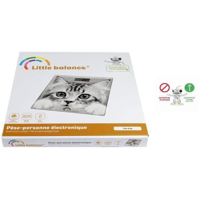 Pese personne électronique LITTLE BALANCE - design The Cat - 180kg 100g