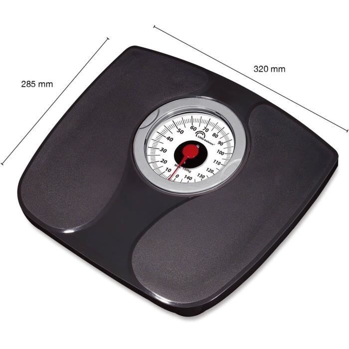 Pese-personne - LITTLE BALANCE - 8727 - Confort 150 - Balance mécanique - 150 kg / 1 kg - Noir