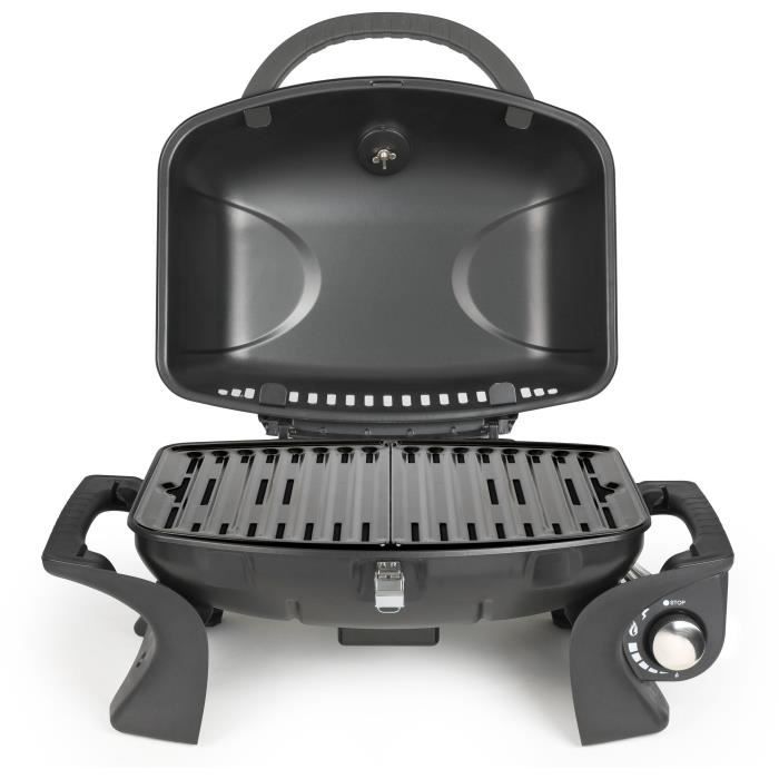 Barbecue a gaz portable LIVOO DOC275 - Acier émaillé - Surface de cuisson 50x37.5 cm