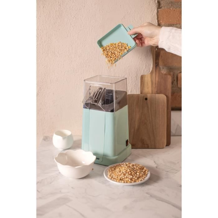 Machine a popcorn  - LIVOO - DOM497 - 1200W - Jusqu'a 100 g de grains - Bleu