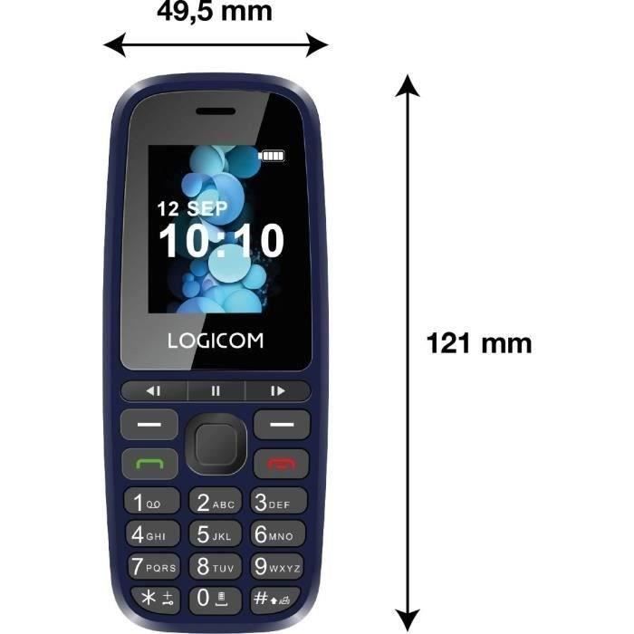 Téléphone Mobile - LOGICOM - Posh 402 - Bleu