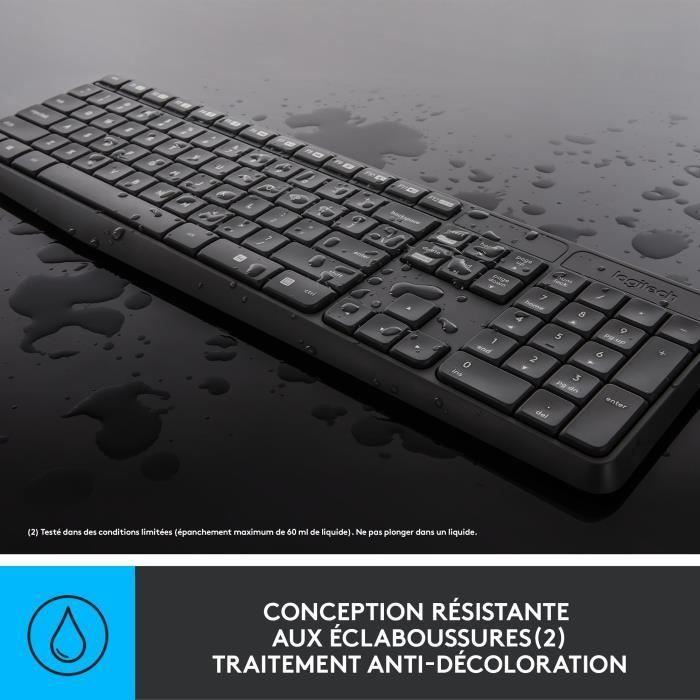 Ensemble clavier et souris Logitech COMBO MK235 FR