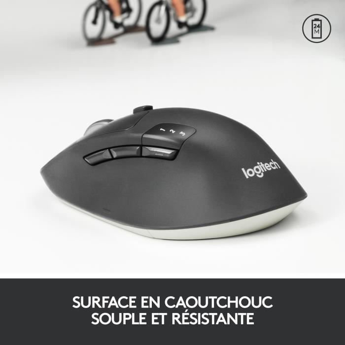 Souris - Sans fil - Logitech - M720 Triathlon - Noir