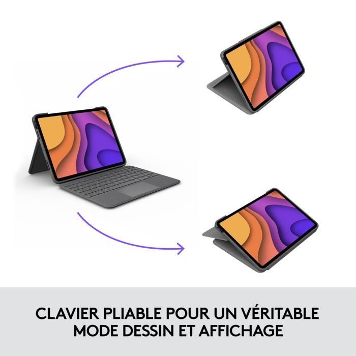 Clavier pour tablette Logitech Folio Touch pour iPad Air (4th et 5 th génération)