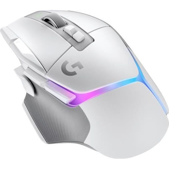 Souris gamer - Sans fil - Logitech G - G502 X Plus - Blanc