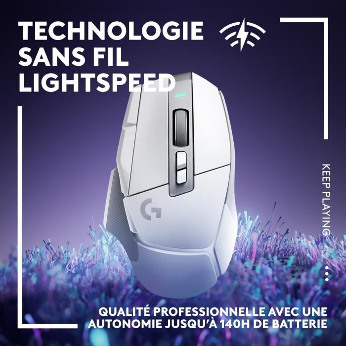 Souris Logitech G502 X LIGHTSPEED Souris Gaming Sans Fil - Blanc