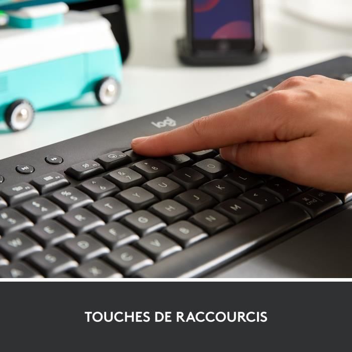 Clavier Logitech Signature K650, Clavier sans fil Ergonomique Entier avec Repose-Poignets - Graphite