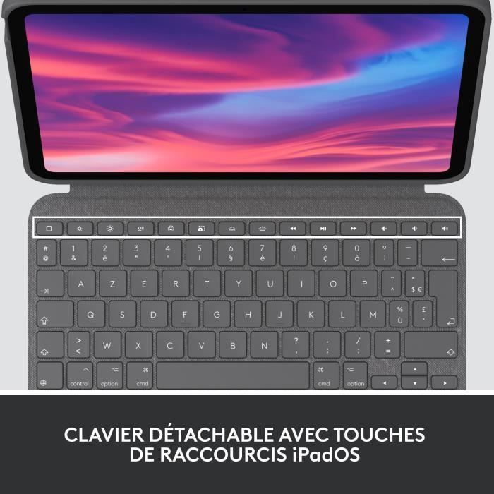 Accessoires Tablette Logitech Étui clavier detachable Combo Touch pour iPad (10e generation)