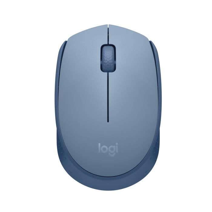 Souris - Sans Fil - Logitech - M171 - Ambidextre - Bleu Gris