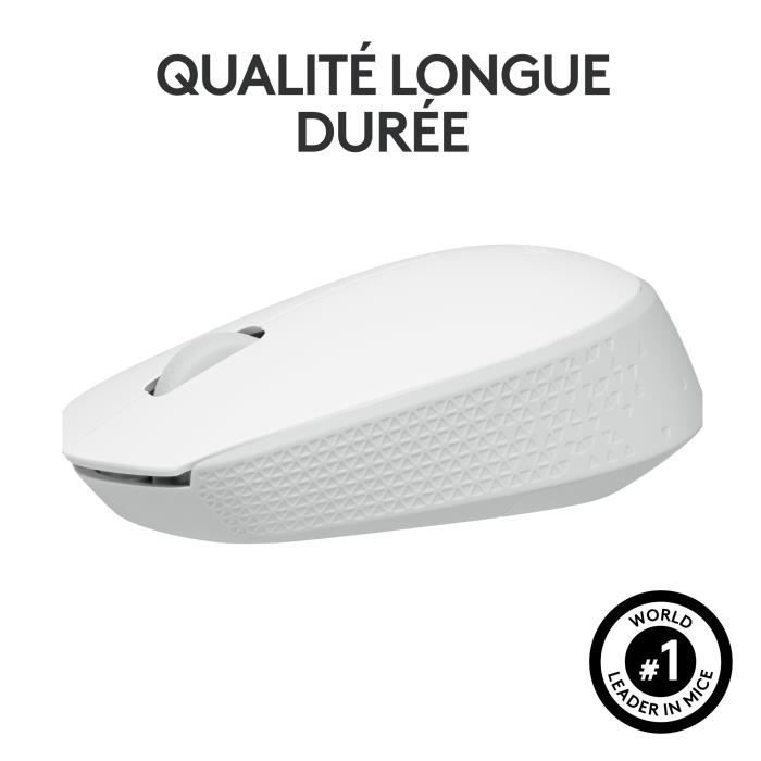 Souris - Sans Fil - Logitech - M171 - Ambidextre - Blanc